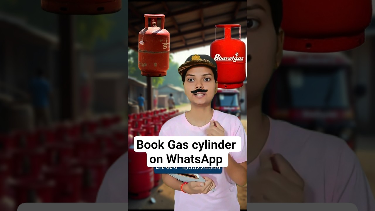 Book gas cylinder on WhatsApp within seconds 