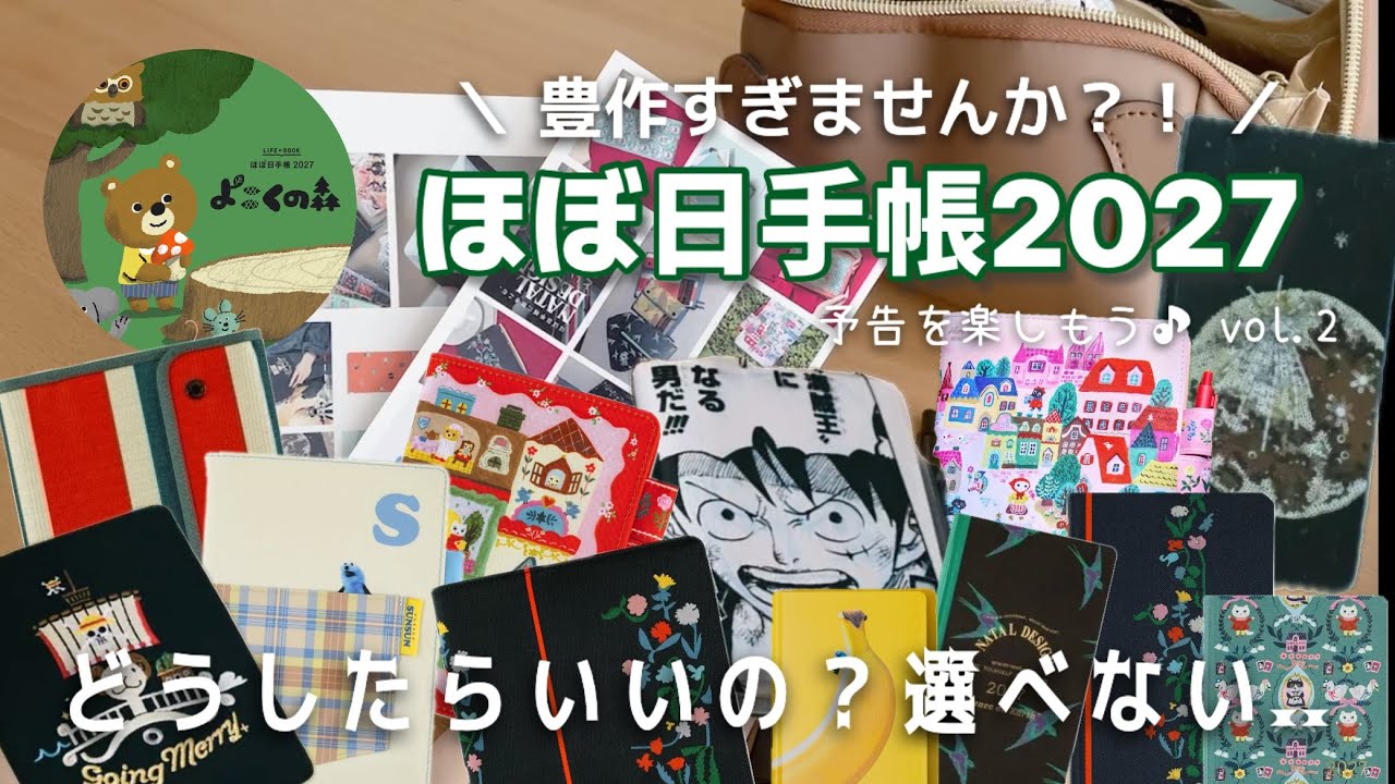 Hobonichi Techo 2027 ] Too many options, I can't decide / Such