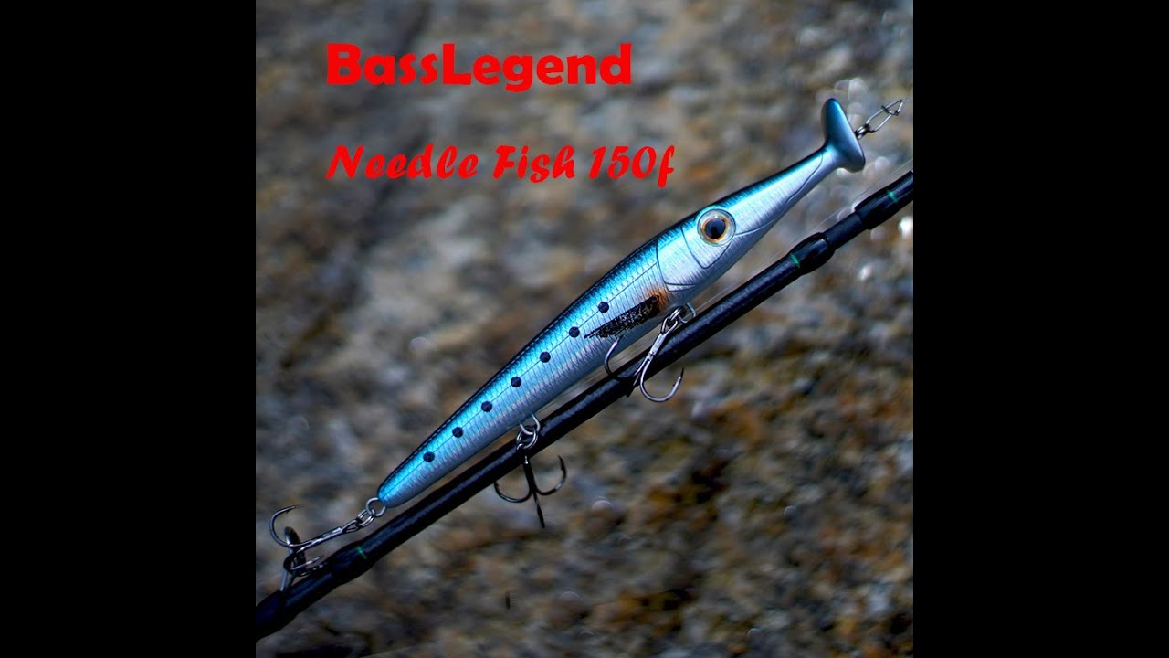BassLegend Saltwater Topwater Needle Fish Popper Pencil Sea Bass Lure 150mm 20g 150F