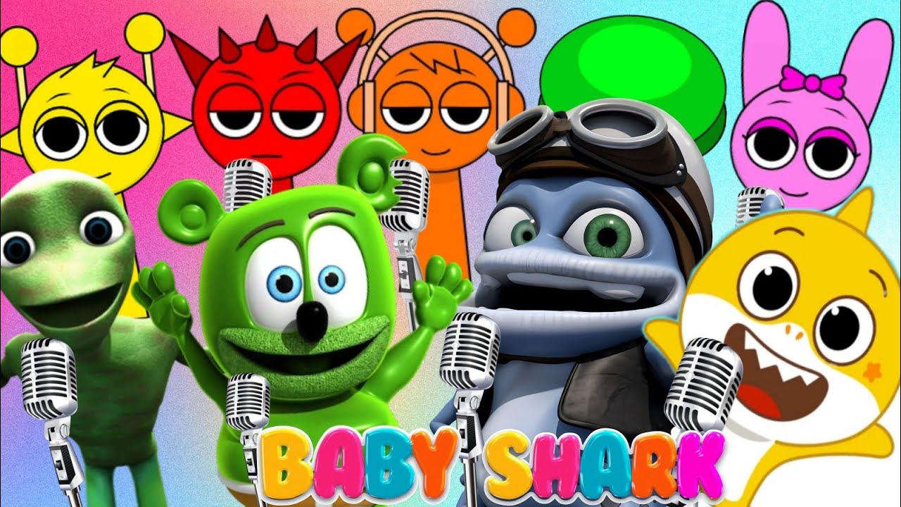 🎥 Crazy frog🐸 ALIEN DANCE 🆚 SPRUNKI  🆚 SKIBIDI TOILET  🆚 GUMMY BEARS . COVER SONG