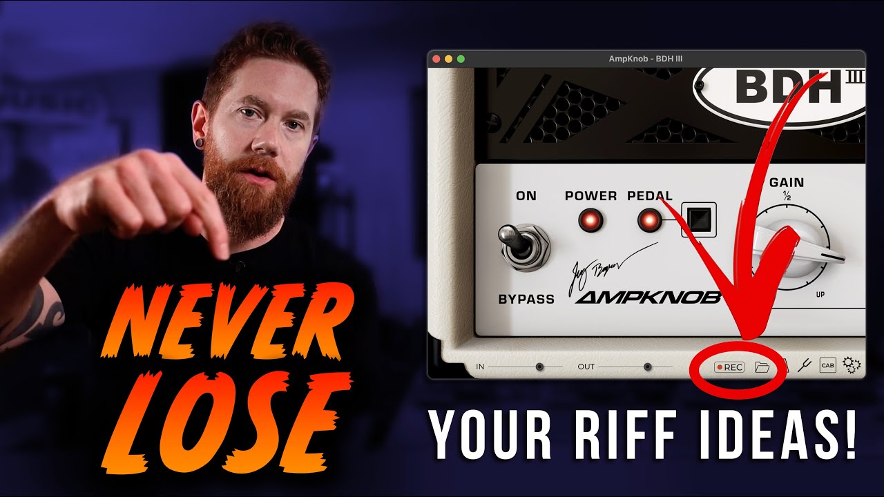 Record your riff ideas without a DAW!
