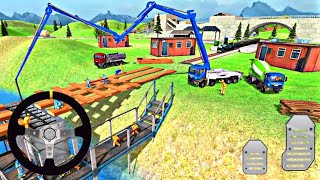 Bridge Construction For Railway Train - Train Bridge Construction Simulator - #2 Android Gameplay