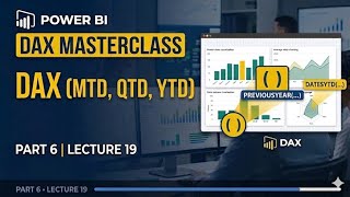 Power BI DAX Time Intelligence Tutorial | CALCULATE, DATEADD, MTD, QTD, YTD Explained| Part 6