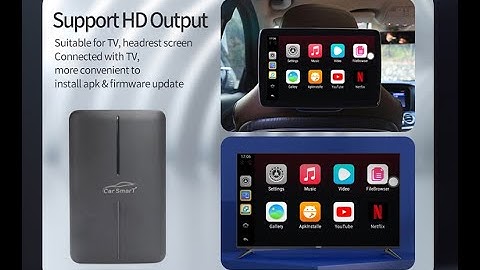 Carplay android 10  box for Universal Cars USB plug and play QCM6125 8Core carplay android auto step