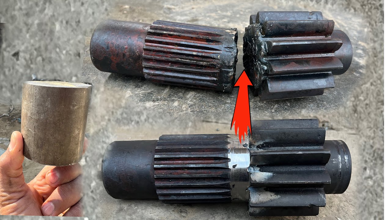 “How This Heavy Gear Shaft Failed | Repair Explained “