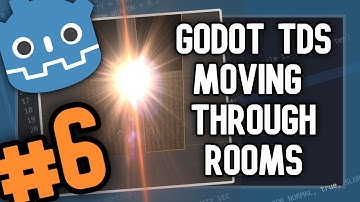 GODOT 3D Top Down Shooter #6 - Moving through Rooms