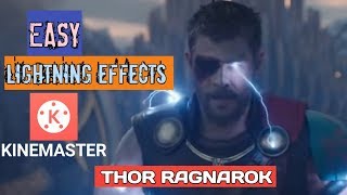 Thor Ragnarok Kinemaster Tutorial Marvel Chroma Key Green Screen Lightning Effects Intro