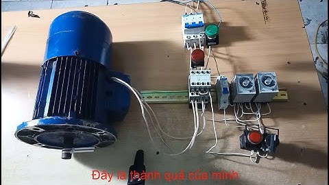 Điều khiển động cơ chạy, dừng luân phiên theo thời gian - 2 chế độ tự động và bằng tay