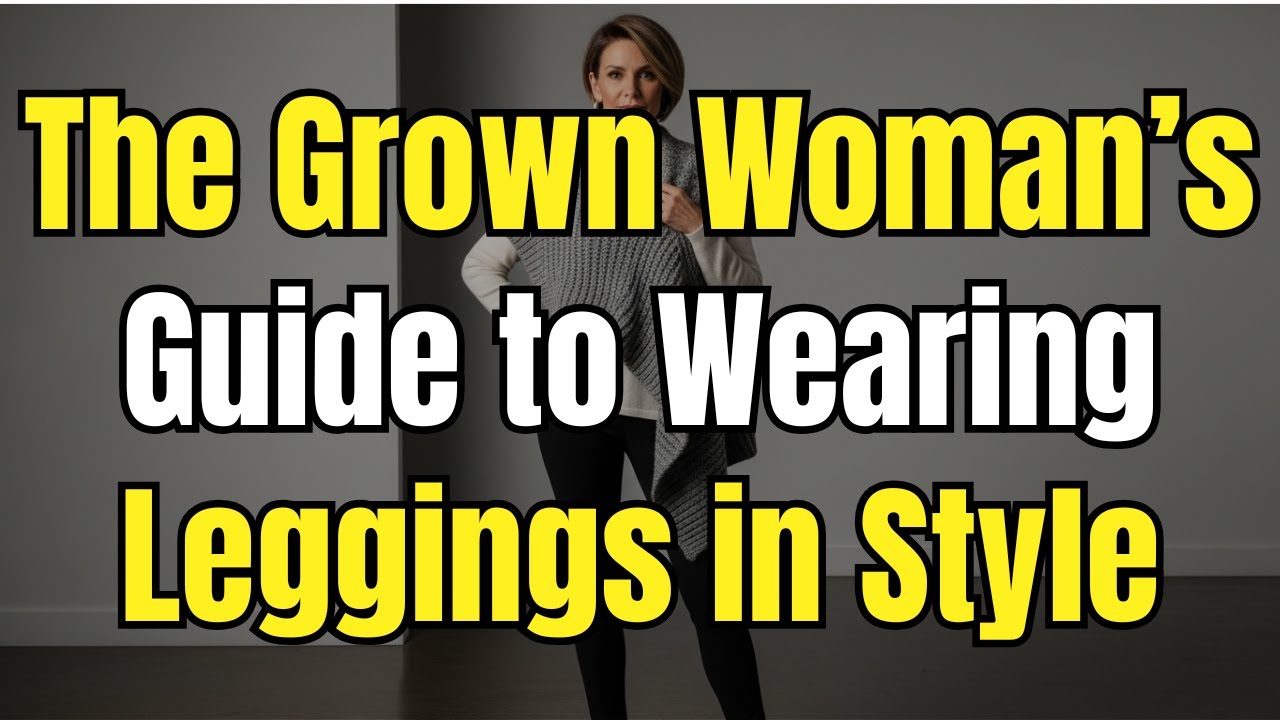 Руководство для взрослых женщин по стилю ношения леггинсов