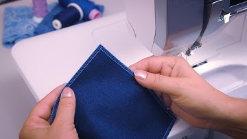 L 860 Overlocker: How to Sew Corners