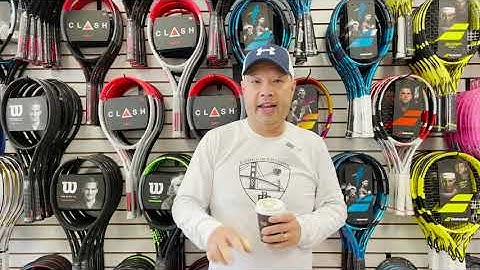 HOW TO BREAK-IN YOUR NEW TENNIS STRINGS... HAVE YOU EVER STOOD ON TOP OF YOUR STRING BED?