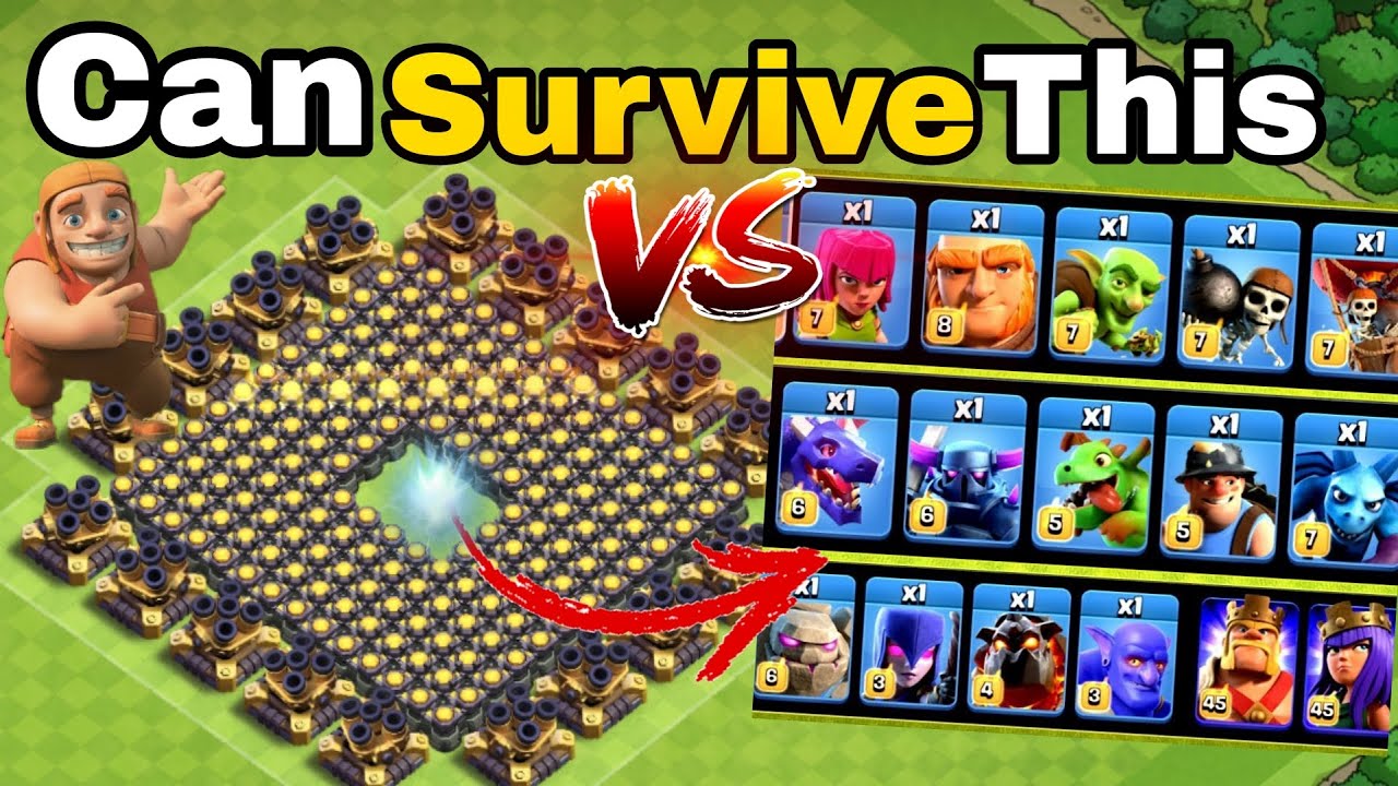 Can Max Multi Mortar Stop These Army? | Clash of Clans 