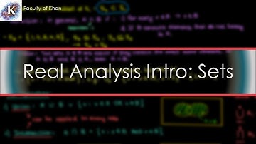 Real Analysis Introduction: Sets and Set Operations