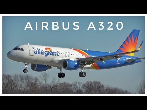 Airbus A320 Airplane Landing