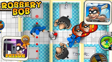 Robbery Bob - Prison Chapter Gameplay Walkthrough Ep 80