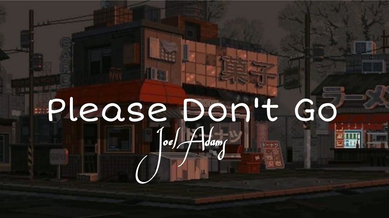 Please Don't Go Joel Adams (lyrics). lyrics edits pleasedontgo