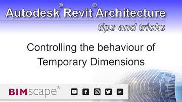Autodesk Revit: Controlling the behaviour of Temporary Dimensions