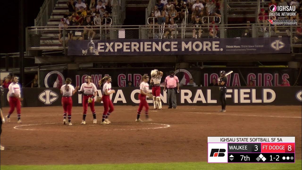 2021 IGHSAU State Softball 5A Semifinal Fort Dodge vs Waukee YouTube