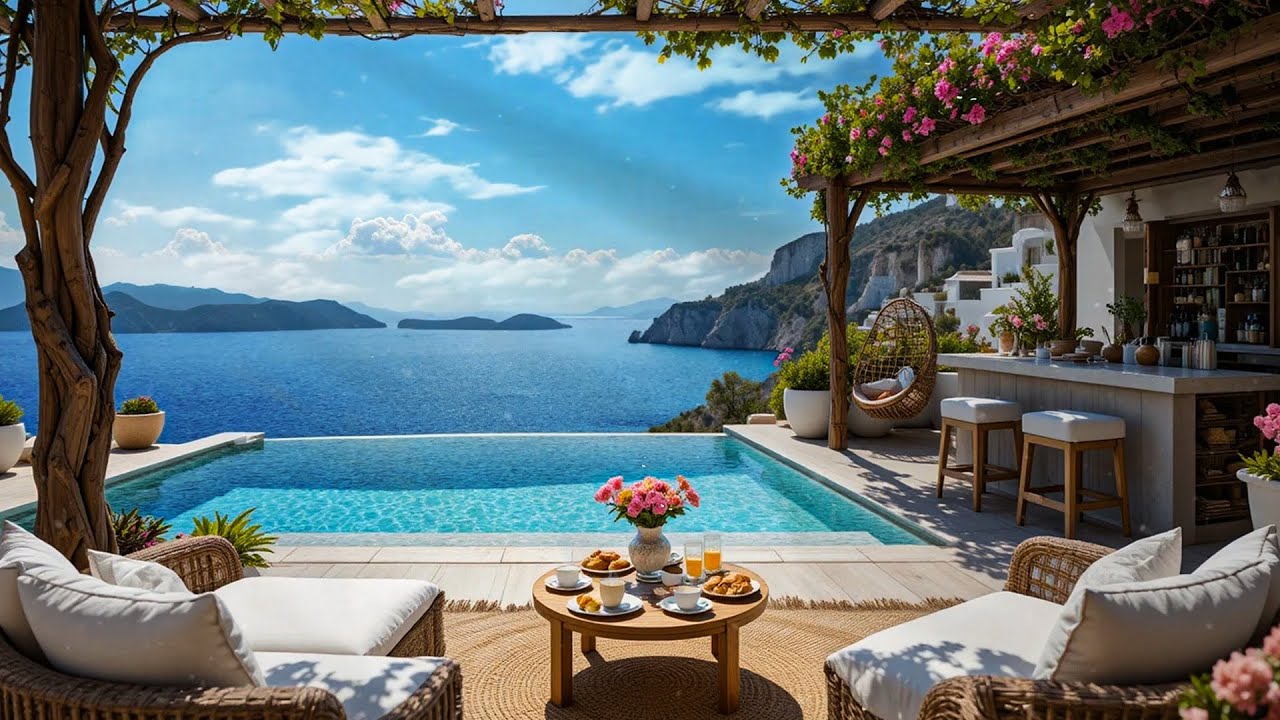 Morning Ocean Waves Help Focus & Relax | Serene coastal morning view