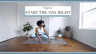 20 Min Full Body Yoga to START THE DAY ⭐️ | Bright and Salted Yoga screenshot 2