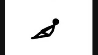breakdancing stickman