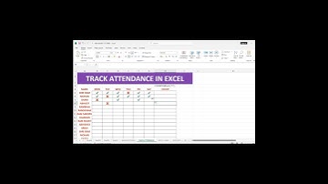 🔥TRACK ATTENDANCE IN EXCEL #excel #formatcell #spreadsheetmagic #shorts #viralshort #tranding #yt