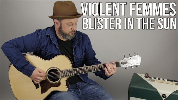 Blister in the Sun Guitar version - Guitar performance video thumbnail