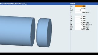 SIEMENS - SINUMERIK - SINUTRAIN- Fundamentals of Cut-off / Parting off - Cycle 92