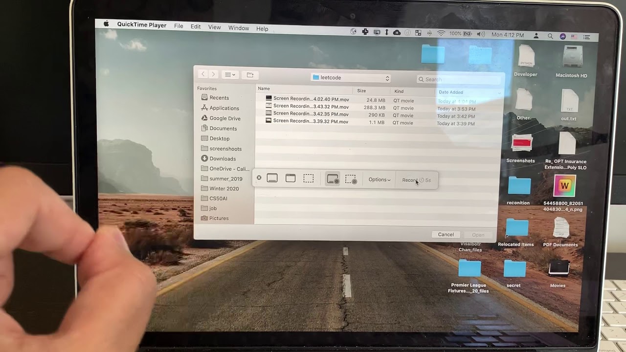 Recording online lecture or tutorial using QuickTime Player - YouTube