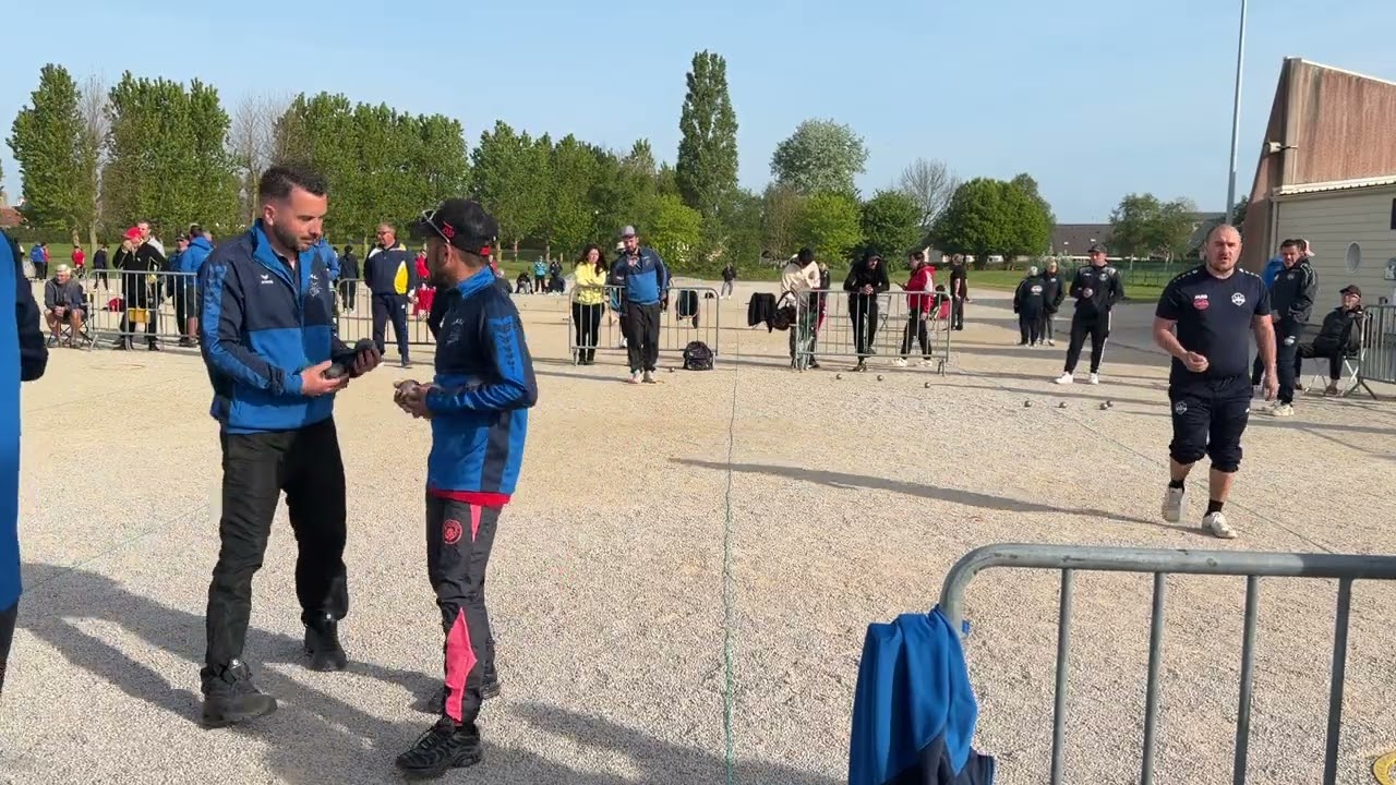 Miniature : Manche Pétanque Department Senior Doublettes 1/8eme Fouchard/Godard vs Sanson/Hurel #petanque2026