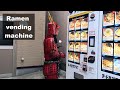 Samurai goes! Ramen vending machine.