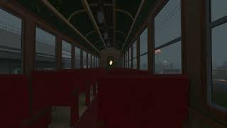 Trainz: A Relaxing Early Morning Ride On The Polar Express In The Rain