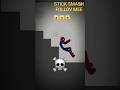 Epic Stickman Crash Challenge! 😱 #Shorts