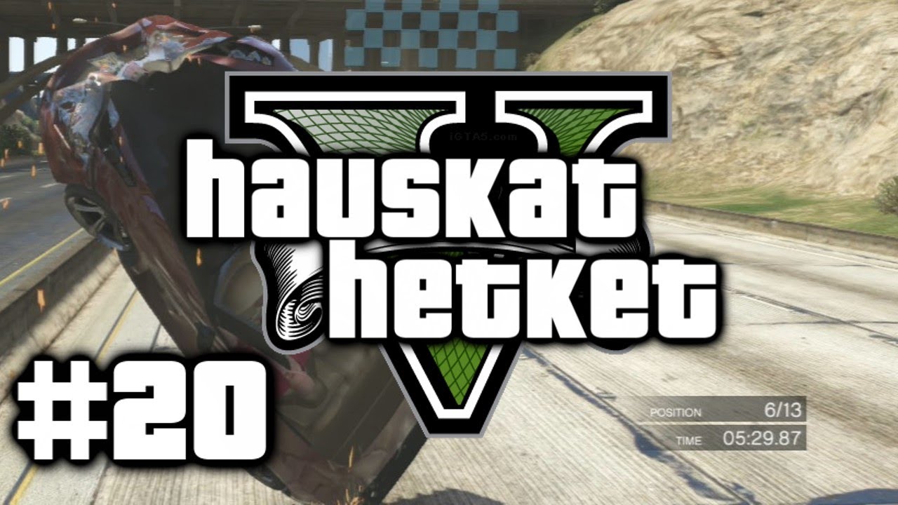 Hauskat Hetket #20 | GTA V: Online (Raceja!)