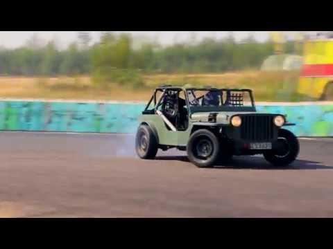 WILLYS JEEP DRIFTING | B230 LTT VOLVO ENGINE - YouTube