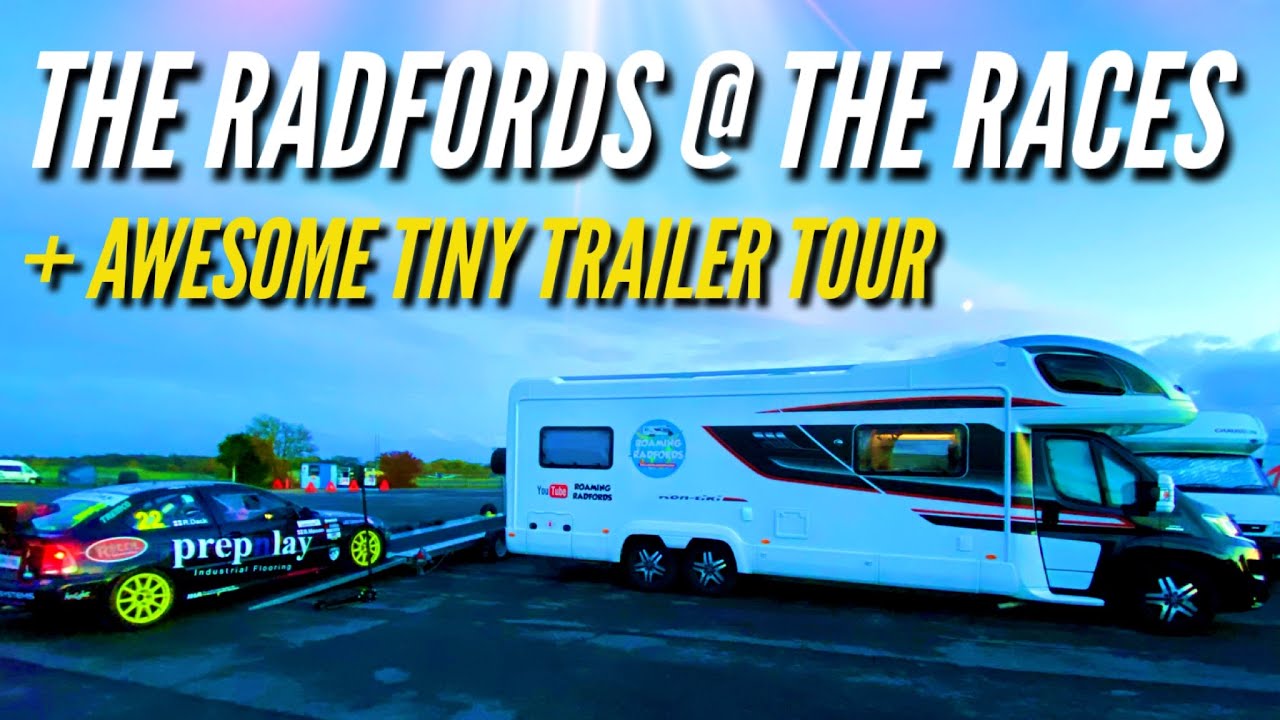Camping at Thruxton Race Circuit with a Hog Roast & Tiny Trailer Tour