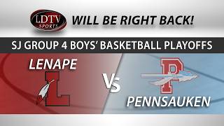 SJ Group 4 Boys' Basketball Playoffs: Round One - Pennsauken at Lenape - 2/26/26