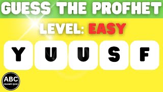 EASY LEVEL - Guess the Profhet by its Scrambled Name? Islamic Quiz Questions  (no music) screenshot 1