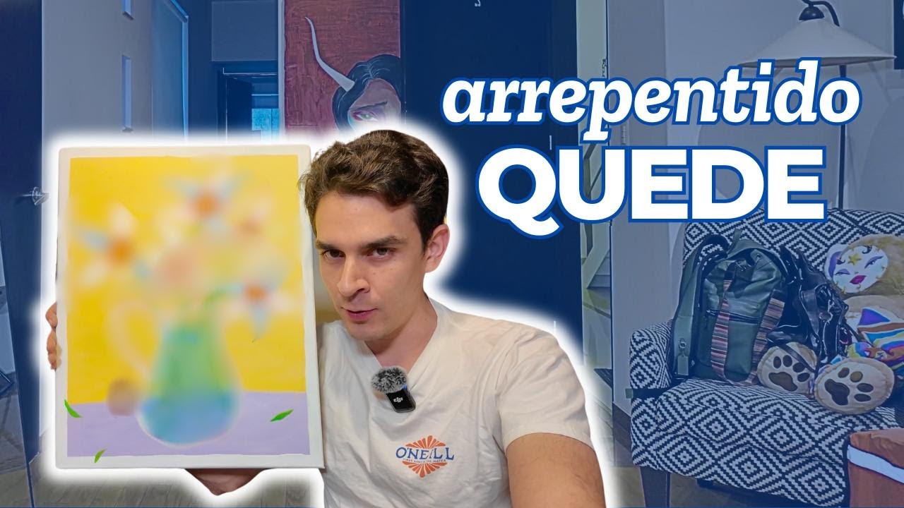 JOVEN PINTA MIENTRAS HABLA DE SUS PROBLEMAS MENTALES SOLO| Andres Johnson