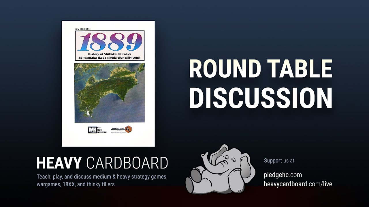 Round Table only - 1889: History of Shikoku Railways Round Table discussion by Heavy Cardboard