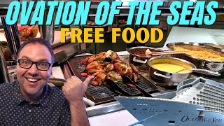 FREE Royal Caribbean Ovation of the Seas Food - What to Expect!