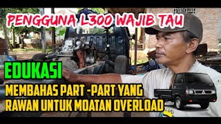Mengupas Kelemahan dan kelebihan Part Mobil L300 Untuk Moatan Overload