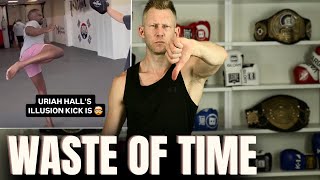 Uriah Hall's STUPID Kick