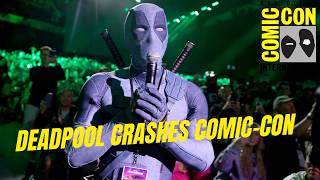 Ryan Reynolds aka "Deadpool" Crashes Marvel Studios Hall H Panel