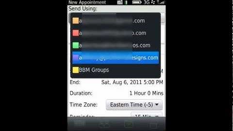 How to separate your calendar from BBM.mp4