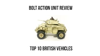 Top 10 British Vehicles For Bolt Action