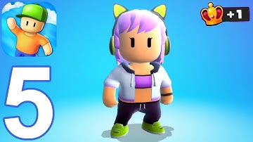 Stumble Guys -  Gameplay Walkthrough - Streamer Sophia Part 5 (iOS, Android)