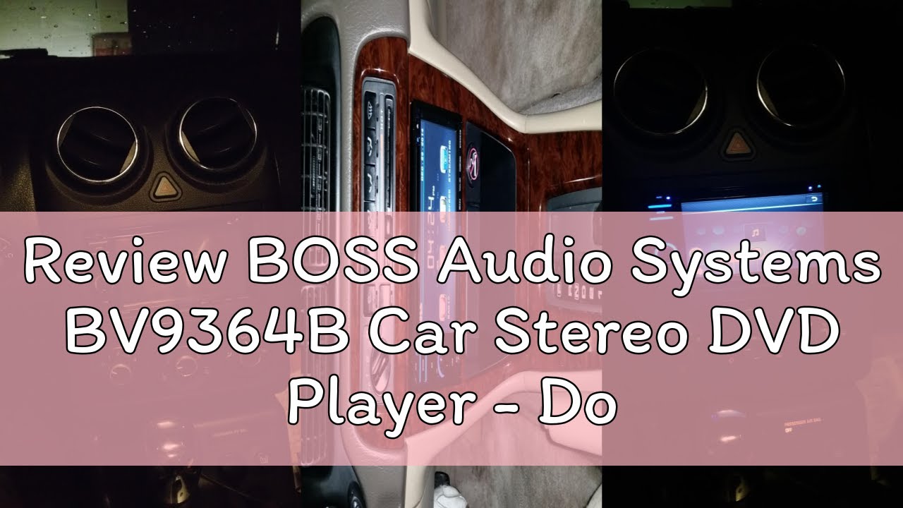 Review BOSS Audio Systems BV9364B Car Stereo DVD Player - Double Din, Bluetooth Audio/Hands-Free Cal