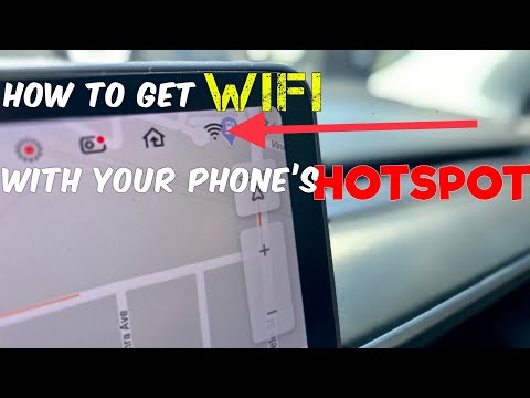How to HOTSPOT your Cellphone to your Tesla