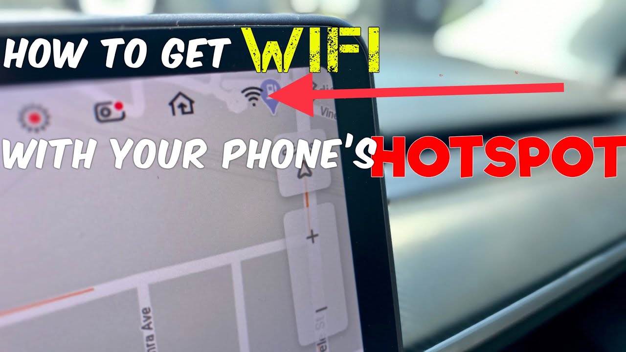 How to HOTSPOT your Cellphone to your Tesla YouTube